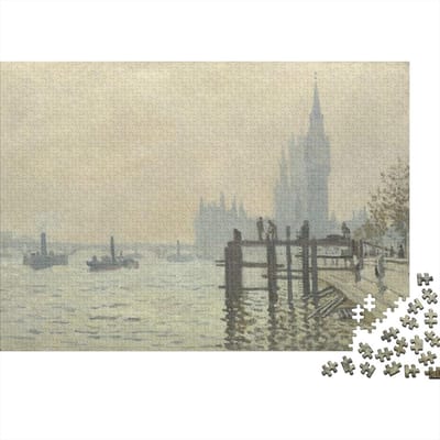 Houten Legpuzzel - Kunstpuzzel Volwassenen - Ontspannend Tijdverdrijf - Gerecycled Karton Premium - 1000 Stukjes 75x50cm - Schilderij Stijl