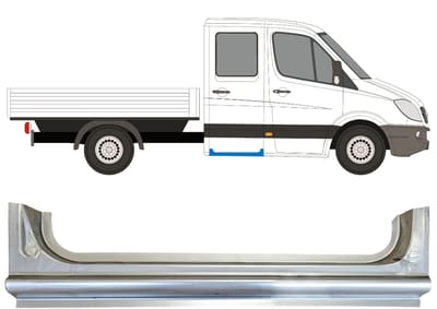 Reparatiepaneel achter dorpel voor Volkswagen Crafter 2005-2017 / Rechts