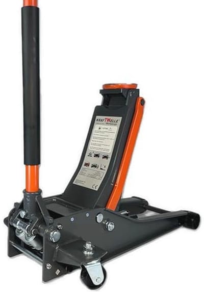4T Extra Flakke Trolley Jack 3000 kg - Hydraulische Dubbel Piston