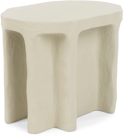 Bold Monkey Born To Be Alive Bijzettafel Ovaal 60x45 cm Beige