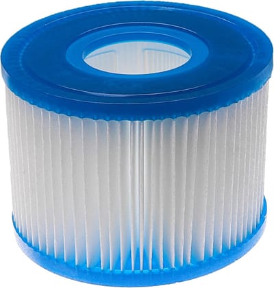 Filterpatroon - 12 stuks geschikt voor BESTWAY VI - voor Spa, Hot Tub - zwembad opblaasbaar - Vervangend Filter, Wit/Blauw