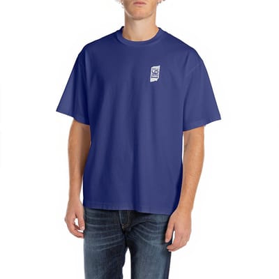 Replay M6992.000.23454 T-shirt Met Korte Mouwen Blauw XL Man