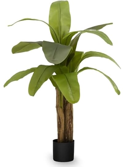 Kunstmatige Bananenboom 120 cm - Hyperrealistische Decoratieve Kunstplant voor Thuis en Kantoor