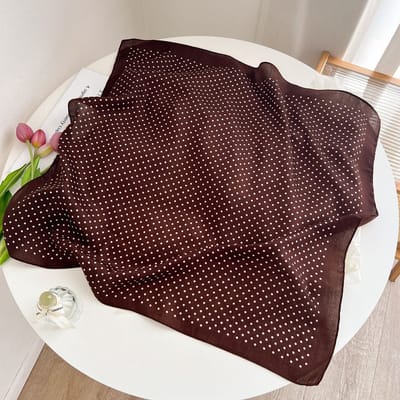 Zijden sjaal-stijl zijden sjaal voor dames - Kleurblokkenprint - Fris en delicaat - Decoratieve shawl over shirts-SJ0236 Benut je gevoel voor mode optimaal!
