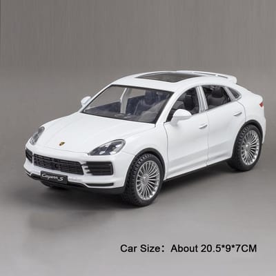 1:24 911 Gt3Rs Cayenne S Auto Model Speelgoed Legering Carrosserie Rubberen Banden Sportauto's Deuren Openende Modellen Speelgoed Huis Collectie Voor Kinderen