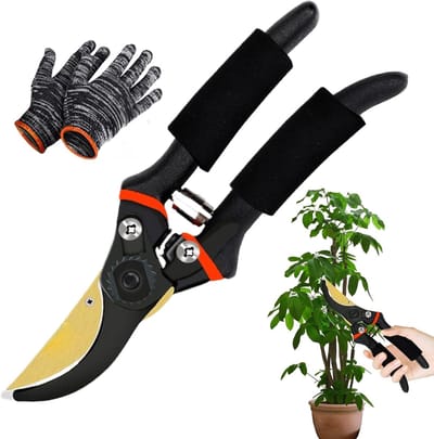Bloemenschaar - Snoeischaar Tuinschaar - Takken Snoeien - Ergonomische Handgreep - 215 cm - Meerkleurig