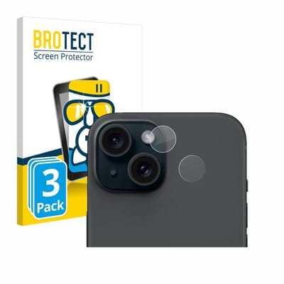 Screenprotector 3 Stuks voor Apple iPhone 15 (ALLEEN Camera Lens) Beschermglas transparant