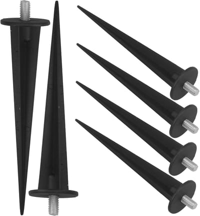 Metalen grondspieken 6 stuks - vervangingspalen voor tuinverlichting