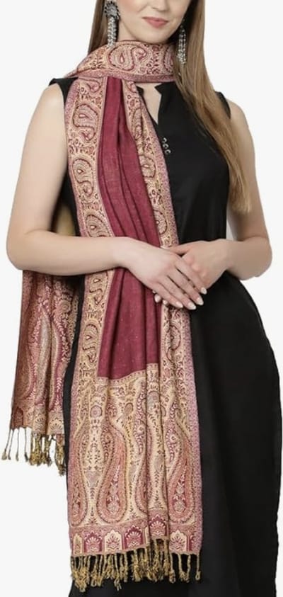 N3 Collecties Zachte viscose omkeerbare Paisley Design stola's, sjaals, sjaal Voor Dames