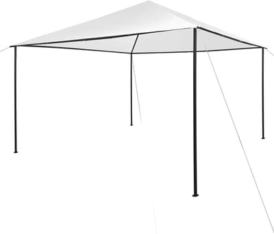 Tuinpaviljoen - Feesttent Outdoor - Feestelijke Bijeenkomsten - Waterafstotend Oxford - 4 x 4 x 3 m - Wit
