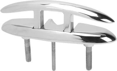Vouwbare Bootklem van 6 Inch, Roestvrijstalen Scheepscleat, Draad Trekhaak voor Boot en Dock met Hoogglans Afwerking