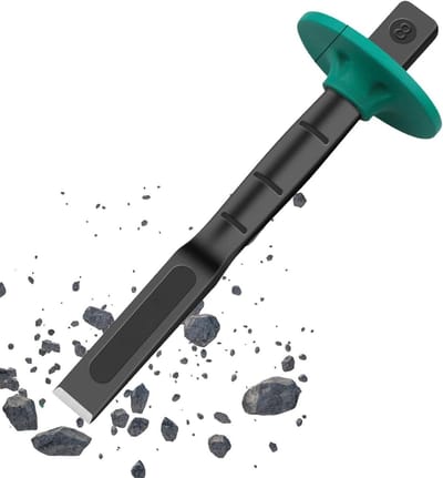 Platte Beitel - Robuuste Beitel - Metselwerk Bewerken - Ergonomische Grip - 20 cm - Metaal