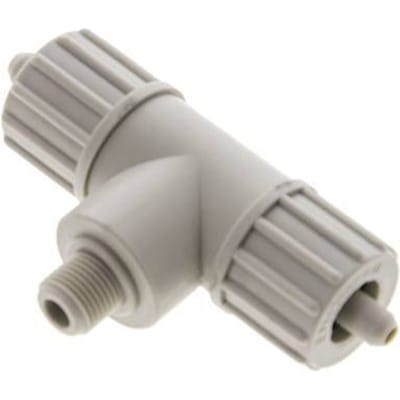 10X4Mm & G1/8'' PP T-Vorm Knelfitting Met Buitendraad 10 Bar PVC En PA