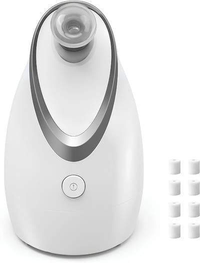 KAD® Gezichtsstoomapparaat – Gezichtstomer – Gezichtssauna - Wit - 11cm x 18cm x 15cm