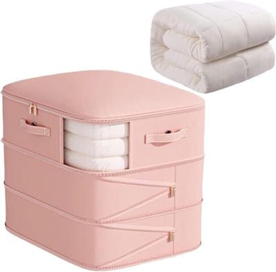 Compressie Opbergzakken - Vacuümzakken Kleding - Ruimte Besparen - Vochtbestendige Opslag - 52 x 46 x 60 cm - Roze