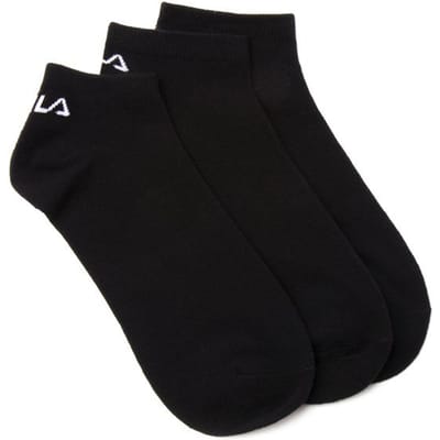 Fila - Invisible Socks 3-Pack - Sneakersokken - 39-41 - Zwart