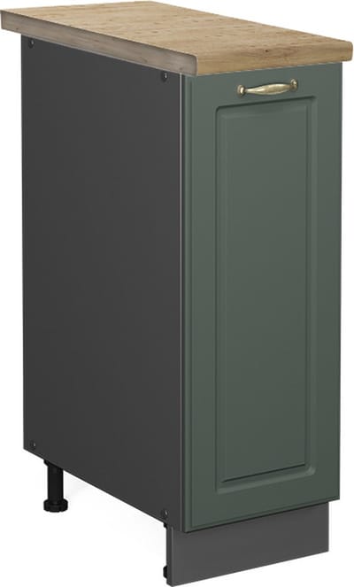 Vicco Fame-Line Apotheekkast – 30 cm, WB Eik Groen-Goud Landhuis