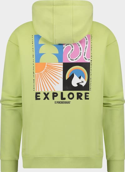 POEDERBAAS - Arty Hoody Men | Matcha Green