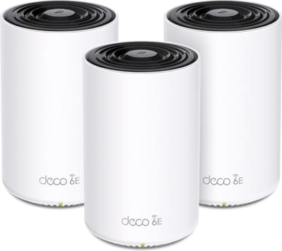 TP-Link Deco XE75 - Mesh WiFi - WiFi Versterker - Wifi 6E - 5400 Mbps - 3-Pack