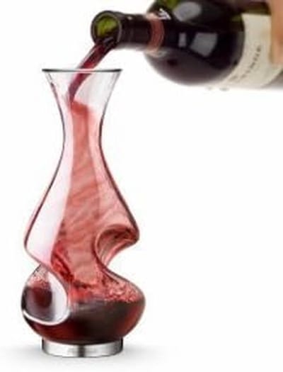 Wijnbeluchter Karaf - Wijnkaraf Beluchter - Wijn Serveren - Verbetert Smaak Aroma - 750ml - Transparant