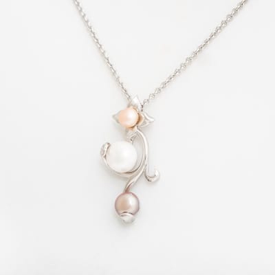 Collier Coral flower - Art Deco Trade