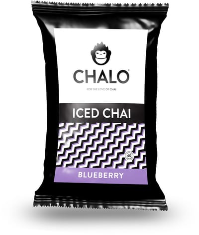 CHALO Blueberry Iced Chai - Vegan Blauwe Bes Iced Tea - 1KG Navulzak