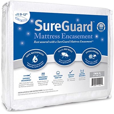 Waterdichte matrashoes voor tweepersoonsbed, 22,9-30,5 cm diep - Bescherming tegen bedwantsen en vlekken