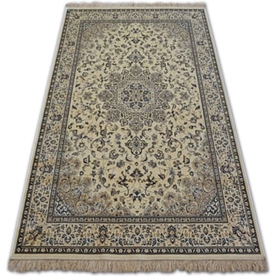 Kleden Rugsx Tapijt WINDSOR 22915 Rosette ŻAKARD ivoor/blauw 60x100 cm