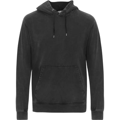 Hooded sweatshirt Colorful Standard Classic Organic Faded Black