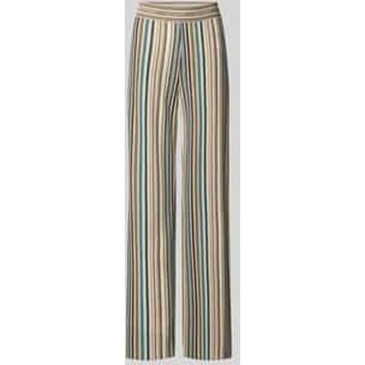 Straight fit stoffen broek met viscosegehalte model 'Allison'