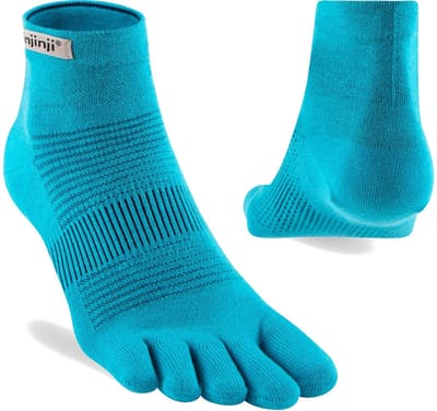 Injinji Run Lightweight Mini-Crew - Turquoise - 37-40