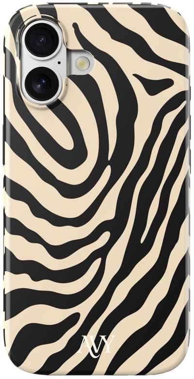 AVY Hard Shell Back Cover | geschikt voor Apple iPhone 17 | Serengeti Zebra | Compatibel met MagSafe & Qi2