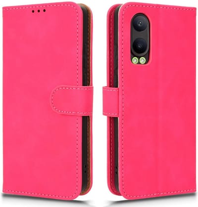 Coverup Hoesje - Geschikt voor OnePlus Nord CE4 Lite 5G Hoesje - Coverup Book Case - Roze