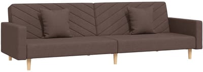 Slaapbank - Uitklapbaar - Slaapstoel - Logeerbed - Zetelbed - Slaapfauteuil - Vouwbed - 2 persoons - Zeer comfortabel - Taupe