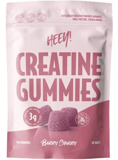 Heey! Creatine Gummies Berry Cherry 90 st