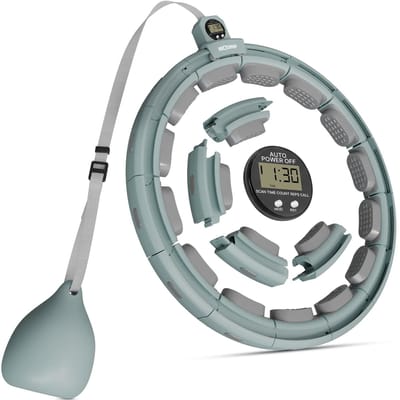 NEOLYMP Slimme hula-ring – timer, teller & calorietracker, verstelbaar 29–40 cm