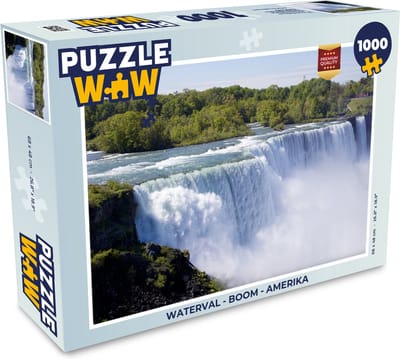 Puzzel Waterval - Boom - Amerika - Legpuzzel - Puzzel 1000 stukjes volwassenen
