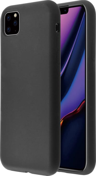 Azuri liquid siliconen hoesje voor Apple iPhone 11 Pro - Zwart