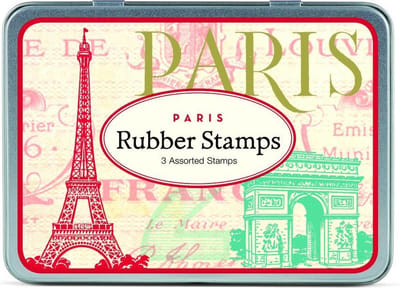 Stempelset Parijs Cavallini & Co Stempels Paris