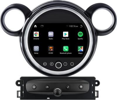 Junsun Android 15 Autoradio Geschikt voor BMW Mini R60 2011-2014 Accessoires , 4GB+64GB, Draadloze CarPlay & Andriod Auto, DAB+, GPS-Navigatie, WIFI, Bluetooth, RDS, DSP, SWC, 9-inch Touchscreen, 4G-LTE, DSP, Octa-core processor