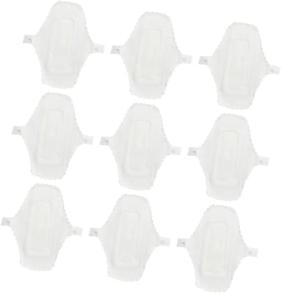 Herbruikbare Maandverbanden - Wasbare Pads - Dagelijkse Bescherming - Waterdicht Katoen - 9 Stuks - Wit