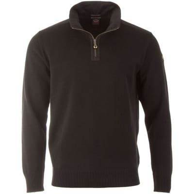 Paul & Shark Trui Bretagne Merino Extrafine Zipper Zwart / male