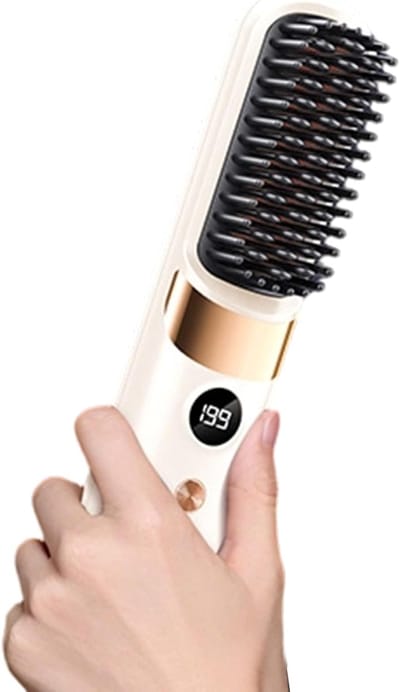 Haarborstel - Draadloos - Snelle Oplaadtijd - Ergonomisch Ontwerp - Voor Dames