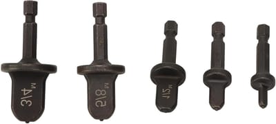 Koperen Buis Expander - Pijp Stuikgereedschap - Airco Reparatie - Boorset Inbegrepen - 15 cm pakket - Zilverkleurig