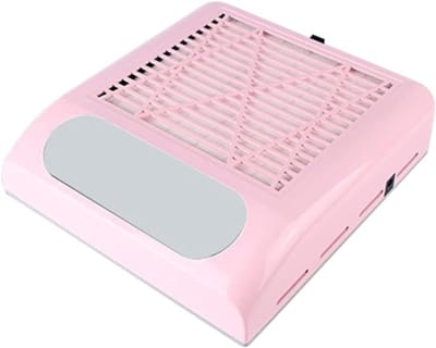SAVI® Nagel Afzuiger - Stofafzuiger Nagels Met 2 instelbare Snelheden - Stofafzuiging - Roze - 30cm x 25cm x 10cm