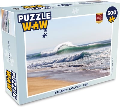 Puzzel Strand - Golven - Zee - Legpuzzel - Puzzel 500 stukjes