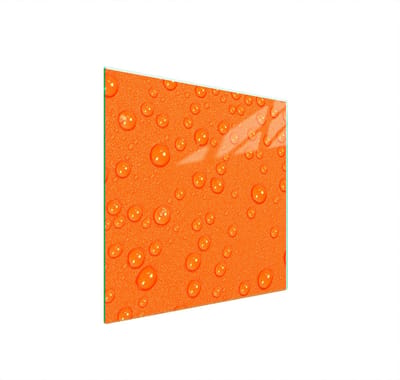TMK ArtDeko Serie - Glazen Beschermplaat - 50x52 cm - Voor Alle Soorten Fornuizen - Veiligheidsglas