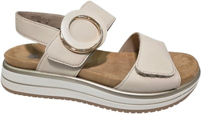 Remonte D1J63-60 Sandalen Beige Leer Dames - Beige - 39