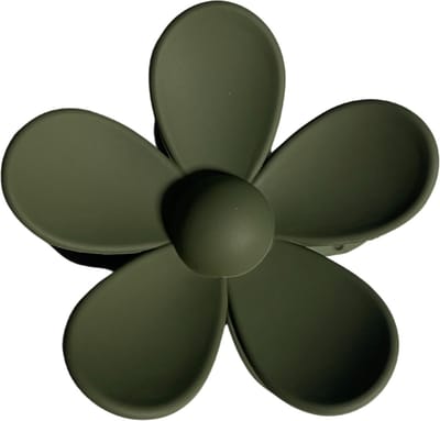 Arty’s Bloemvormige Haarklem – Army Green – Set van 2 – Haarclip – Haaraccessoires – Vrouwen en Meisjes – Geschikt voor alle haartypen – 7,3 cm – Stijlvol