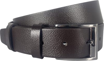 Riem Heren - Donkerbruin – 4 cm – Riem - Bruin - Leer - Riem Dames - Totale Riem Lengte 110 cm - Taille maat tot 90 cm